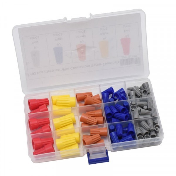 Set 120 Conectori Rapizi Terminal prin Infiletare pentru Fire 14J088 XXM
