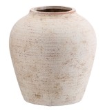 Cumpara ieftin Vaza flori teracota maro 20,5 x 22 cm