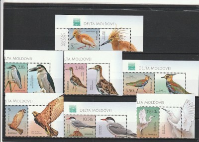 ROMANIA 2021 LP 2314 DELTA MOLDOVEI SERIE CU VINIETA MNH NESTAMPILATA foto