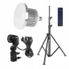 Set de iluminare foto video trepied 200 cm, bec foto LED 105W cu telecomanda control