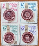 GERMANIA-DDR-&#039;&#039;ARTA -HERALDICA-BLOC DE 4VAL-MNH nestamp.
