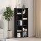 Dulapuri CD-uri 2 buc Stejar negru 21x16x93,5 cm Lemn prelucrat