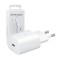 Incarcator retea Super Fast Charging pentru Samsung A54/A52/A52S/A53/A23/A33/A70/A80/S20/S20 FE/Note 20, USB C, 25W, Alb, Blister