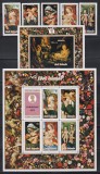 Cook Insule 1972 - Crăciun - PicturI, Serie + Colita (&bdquo;Noaptea sf&acirc;ntă&rdquo; de Correggio) + Bloc, SET COMPLET, MNH