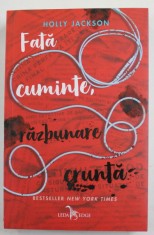 FATA CUMINTE , RAZBUNARE CRUNTA de HOLLY JACKSON , 2021 foto