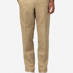 Dickies pantaloni Strght Dble Knee Rec bărbați, culoarea bej, drept DK0A4XZEKHK-beige