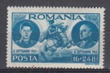 ROMANIA 1943 LP 155 I REGELE MIHAI I - 3 ANI DE DOMNIE SARNIERA