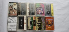 CASETA AUDIO LOT 10 BUCATI MUZICA DANCE , DISCO , LATINO , ETC . foto