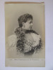 Rară!Carte postala foto necir.regina Maria(aici printesa) limba germana cca 1910
