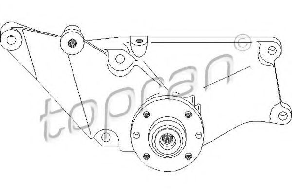 Suport, ventilator MERCEDES E-CLASS (W124) (1993 - 1995) TOPRAN 400 016