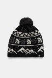 The North Face căciulă Cabin Ski Tuke culoarea negru, NF0A8CH0HNF1