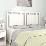 Cumpara ieftin Tăblie de pat, alb, 140,5x4x100 cm, lemn masiv de pin