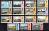 Falkland Dep 1980, Mi #78-92 I**, harta, fauna, vapoare, MNH! Cota 22 &euro;!, Natura, Nestampilat