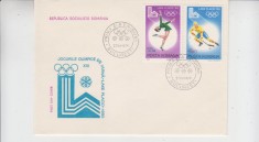 C12 - FDC Romania - JO de iarna - Lake Placid - LP997 - 1979