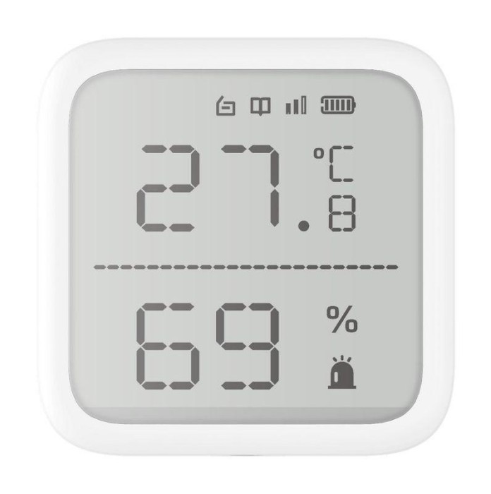 Detector de temperatura si umiditate wireless Hikvision DS-PDTPH-E-WE, seria