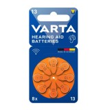 Baterie proteze auditive Varta V13 A, 1.45V, 1.45V, zinc-aer, 8 buc