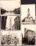 M351 Lot de 5 poze Florența/Firenze, Italia, anii 1930