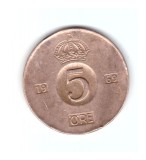 Moneda Suedia 5 ore 1969, stare buna, curata