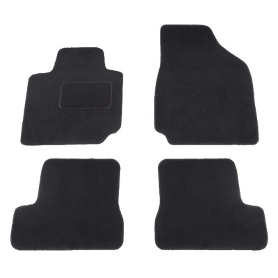 Set covorase auto mocheta Velor NISSAN MICRA (K12), 01.2003-11.2010, negru, foto