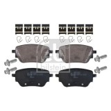 Set placute frana disc Mercedes A-Class, B Class Sports, Cla, Cla Shooting Brake, Gla, Glb Motor A 160, A 160 d, parte montare puntea spate, lungime