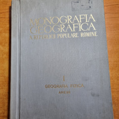 monografia geografica a republicii populare romane-anul 1960-contine 26 de harti