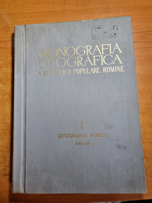 monografia geografica a republicii populare romane-anul 1960-contine 26 de harti foto