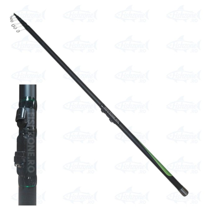 Lansetă Bologneză Irish Style 4 Metri, Carbon, Acțiune 10&ndash;50g