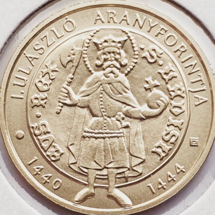 2827 Ungaria 2000 Forint 2020 Gold Florin of I. Ul&aacute;szl&oacute; (tiraj 5.000) UNC