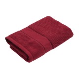 Prosop baie Caressa, bumbac, grena, 70 x 130 cm, 600 g/mp