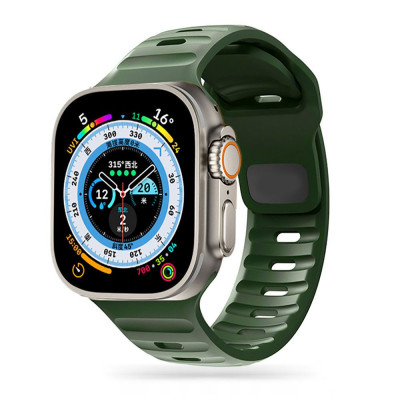 Curea Tech-Protect Iconband Line pentru Apple Watch 4/5/6/7/8/9/Se/Ultra 1/2 (42/44/45/49 mm) Verde foto