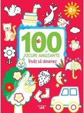 100 de jocuri amuzante. Invat sa desenez/***
