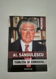 Carte cu autograf Alexandru Sandulescu Tablita si condeiul Memorii