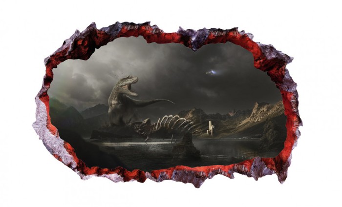 Sticker decorativ cu Dinozauri, 85 cm, 4302ST-1