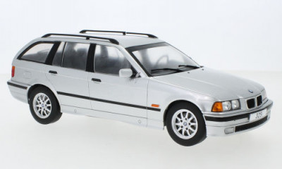 Macheta auto BMW Seria 3 rd (E36) Touring gri 1995, 1:18 MCG foto