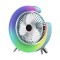 Ventilator portabil, 5 moduri iluminare, USB