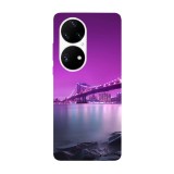 Husa compatibila cu Huawei P40 model Cityscape night view, Silicon, TPU, Viceversa