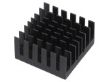 Radiator extrudat cu aripioare BGA negru 29mm