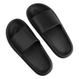 Slapi pentru bărbați, Negri, Talpă moale, CMCLASS