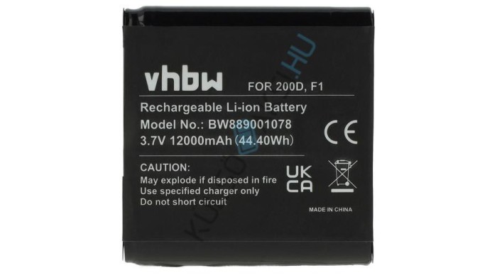 Baterie radio VHBW DAB de &icirc;nlocuire pentru Pure ChargePAK F1, F1 - 12000 mAh 3,7 V Li-Ion