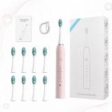 Cumpara ieftin Periuta de Dinti Electrica SofiaCONCEPT&reg;, 8 Capete Incluse, IPX7, 1200Mah, 43000 Miscari/Min, Pink