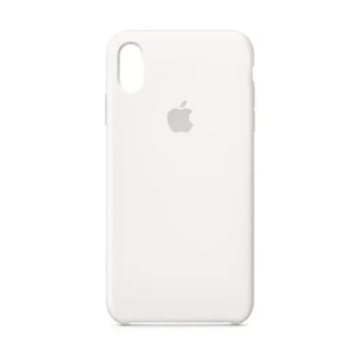 Husa Cover Silicone Apple pentru iPhone Xs Max Alb foto