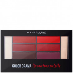 Paleta pentru buze Maybelline New York Color Drama lip contour palette 01 Crimson Vixen foto