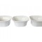 Set 3 Boluri de servire, Alb, 10 cm, 216G