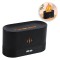 Odorizant Cameră, Model LED, Efect de Flacără, Multicolor, USB, 17x7x10cm, Negru