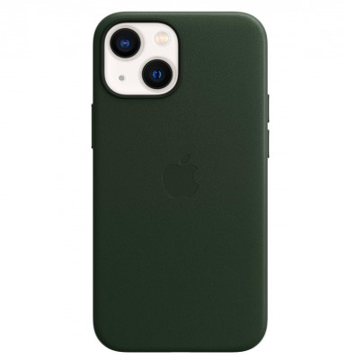 Husa telefon din piele pentru Apple iPhone 13 Mini cu MagSafe, Sequoia Green - RESIGILAT foto