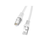 Cumpara ieftin Cablu de retea din fibra optica , Lanberg , RJ45 cat.6 FTP 1.5m , alb