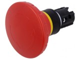 Comutator de Siguranță 22mm Roșu cu Cap Ciupercă