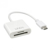 Cititor de carduri USB 3.1 tip C la SD &amp; MicroSD, Lindy L43185