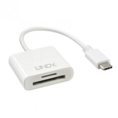 Cititor de carduri USB 3.1 tip C la SD &amp; MicroSD, Lindy L43185