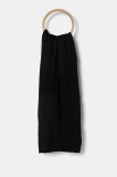 Answear Lab fular femei, culoarea negru, modelator